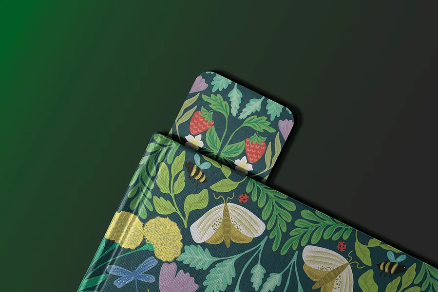 Bookmark — illustration by Charlotte Chapman