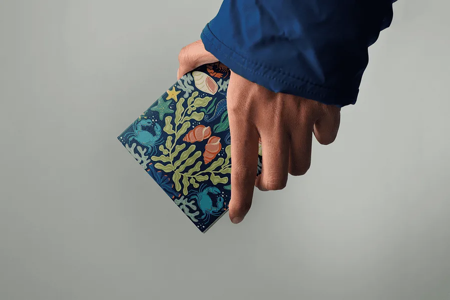 Notebook — illustration by Charlotte Chapman
